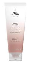 FOUR REASONS Color Mask Toning Shampoo Tonizuojantis šampūnas dažytiems šviesiems / šviesiai rudiems plaukams Bronze 250 ml