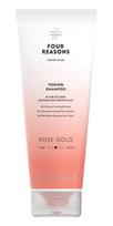 FOUR REASONS Color Mask Toning Shampoo Tonizuojantis šampūnas dažytiems šviesiems / šviesiai rudiems plaukams Rose Gold 250 ml