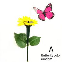 Saulėgrąžos Gėlės Drugelis Kolibris Vejos Dekoracija Skraidantis Drugelio Plunksna Saulės Paukštis E4I4