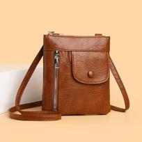 Madinga moteriška maža rankinė ant peties, PU odinė telefono rankinė, retro crossbody rankinė, tinkama kasdieniam naudojimui, apsipirkinėjimui, kelionėms į darbą 17 × 2 × 19 cm raudona