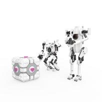 Portal 2 MOC Building Blocks Toy - Popular Game Peripherals Kids Assembly Kit Model Robot Decoration Gift