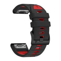 Garmin Fenix 8 dviejų spalvų silikoninis dirželis - 51 mm/47 mm (22mm/26mm) Quick Release 22mm