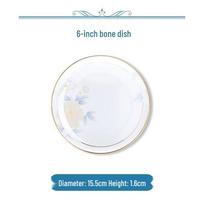 Jingdezhen Tylus Elegantiškumas Aukščiausios Klasės Kaulinio Porceliano Lėkštė