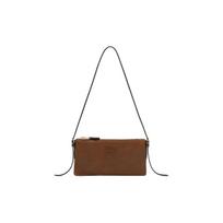MIU MIU NAPPA odinė peties rankinė su prekės ženklo logotipu moterims, ruda Basic Set (Bag + Dust Bag) ruda