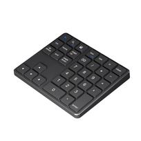 Dvipusis skaitmeninė klaviatūra Dvigubas Bluetooth 2.4G belaidė klaviatūra K35 Skaitmeninė klaviatūra 300mAh įkraunamas Numpad kompiuteriui nešiojamam kompiuteriui pilka spalva