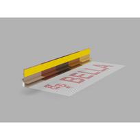 BELLA PLAST deformacinis PVC profilis su tinkleliu BP13 MINI U KOLOR 6/3