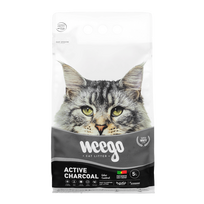 WEEGO CHARCOAL 5L cementuojantis smėlis katės tualetui, 5 L