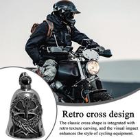 Motorcycle Guard Bell Bikers Good Luck Bell Hanger Stylish Alloy Key Chain Motocycling Accessory For Men Women Riders Lovers China Mainland gray