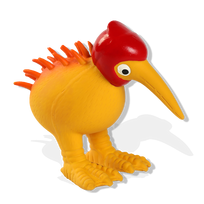 KIWI WALKER švilpiantis, lateksinis, oranžinis, one size žaislas, 1 vnt.