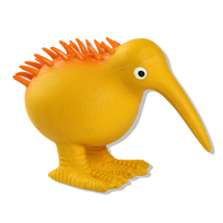 KIWI WALKER švilpiantis, lateksinis oranžinis, L žaislas, 1 vnt.