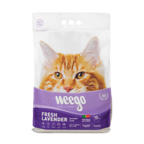WEEGO FRESH LAVENDER 15L cementuojantis smėlis katės tualetui, 15 L