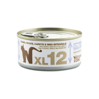 NATURAL CODE XL 12 tuno, bulvių, morkų ir rudųjų ryžių  šlapias maistas, 170 g