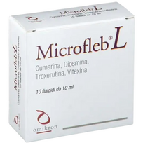 Venų kraujotakai gerinti MICROFLEB L, 10 buteliukų