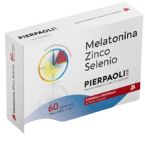 Melatoninas, cinkas, selenas mažinti laiko užmigimo trukmei  PIERPAOLI, 60 tabl.