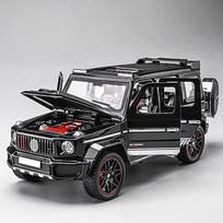1:24 Mercedes Benz G800 Visureigis Diecast Modelis Lydinio Metalinis Automobilis PASIDARYK pats Stalo Ekranai Namų Madingi Žaislai Ornamentai Garsas & Šviesa juoda