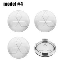 4 vnt. 60 mm automobilio ratlankio centriniai dangteliai, ratlankio apdangalas, ženklelis, emblema Mitsubishi Lancer 9 10 EX Outlander 3 ASX Pajero L200 Competition
