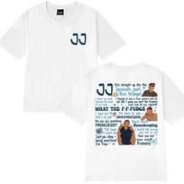 2025 Naujiena JJ Maybank marškinėliai Vyrams Moterims OBX Citatų trumpomis rankovėmis marškinėliai Unisex Rudy Pankow Oversized 100% Medvilnės drabužiai Viršutiniai drabužiai L white