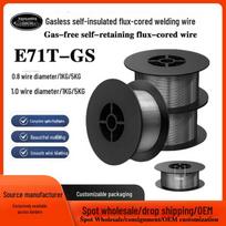 Dujos nereikalingas savaime apsaugantis milteliais užpildytas suvirinimo viela E71T-GS 0,8/1,0 mm, 1 kg ritė