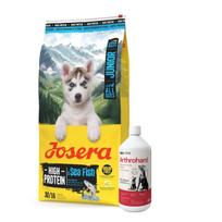 JOSERA High Protein Adult Sea Fish 12,5 kg + LAB-V Arthrohard 1000ml Sąnarių paramos formulė šunims ir katėms