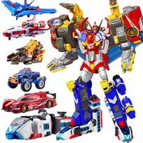 6 IN 1 Master V Ultimate Tobot Transformuojantis Robotas į Automobilį Žaislas Korėjos Animacinių Filmų Broliai Anime Tobot Deformuojamas Automobilis Lėktuvas Žaislai