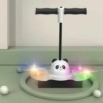 Pogo šokinėklė Šokinėjantis žaislas Balanso pojūčio lavinimas su rankena Šokinėjimo lazda kūnui Panda Black