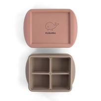 Filibabba kūdikių maisto šaldiklio formelės 4 × 65 ml – 2 vnt. pakuotė – Rose Mix