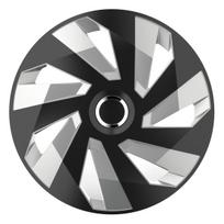 Ratų gaubtas 1 vnt. Vector RC, juodas ir sidabrinis 14"
