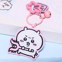 3PCS/set Kawaii Anime Chiikawa Keychains Cartoon Hachiware Usagi Chiikawa Acrylic Key Chain Pendant Backpack Creative Gifts rožinė