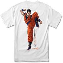 Primitive x Dragon Ball Super Vyriški Gohan Hibridiniai trumpomis rankovėmis marškinėliai M balta
