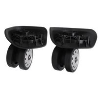 1 Pair  8 Porous Wheel Suitcase Luggage Replacement Casters for Travel Bags Large Size