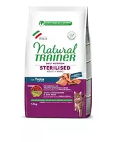 Natural Trainer Cat Adult Sterilised Trout maistas katėms su upėtakiu : Pakuotė - 300 g