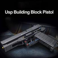 Antrojo pasaulinio karo PPK Desert Eagle Karinės simuliacijos M92 pistoletas USP ginklo modelis Statybiniai kaladėlių rinkiniai Žaislai vaikams Berniukams Vaikų dovanos