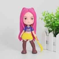 3 vnt./rinkinys Kpop Demono Medžiotojų Figūrėlė Žaislas PVC Modelis Animacinis Žaidimų Aksesuaras Stalo Dekoracija Kolekcinė Lėlė Vaikams Dovana