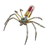 Steampunk Mechaninio Voro Modelis Steampunk 3D Metalinis Voras Ornamentas DIY Dėlionė Voro Surinkimo Rinkinys Vaikams Suaugusiems Vorų Mėgėjams Dovana C