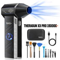 THERAGUN X3PRO Mini rankinis turbo srovės ventiliatorius-150000 aps./min. Galingas suspausto oro pūstuvas automobiliui, kompiuteriui, namams-Pramoninis ortakų pūstuvas