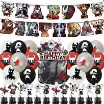 Hollow Knights Game Theme Party Decoration Backdrop Birthday Party Balloons Cake Table Decoration Banner Party Supplies Kid Gift juoda