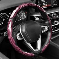 Universalus anglies pluošto vairo dangtelis Visų sezonų Itin sukibantis automobilio aksesuaras Lengvas Blizgus Aukšto dizaino Neslystantis Thi K8X4 raudona