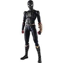 Figurine - TAMASHII NATIONS - Spiderman Black and Gold Suit - 15cm - Special Set - Marvel gryna