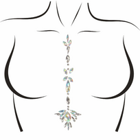 Leg Avenue Jade Iridescent Adhesive Body Jewels Set - Skin-Friendly Decoration