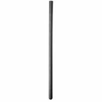All Black Silicone Intimate Urethral Dilator 24cm x 10mm Black