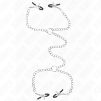 KINK 4-Chain Adjustable Nipple Clips with Decorative Chains 32cm
