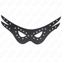 KINK Leatherette Eye Mask Model 2, Adjustable, 27x13cm, Black