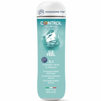 CONTROL 3 in 1 Ice Feel Gel 200ml - Cooling Lubricating Massage Formula