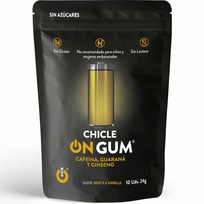 WUG Gum On - Caffeine, Ginseng & Guarana Energy Chewing Gum 10 pcs