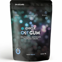 WUG Gum OFF - Valerian, L-Tryptophan, Lemon Balm & Melatonin, 10 pcs