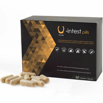 500 Cosmetics U-Intest Natural Digestive Support - 60 Capsules