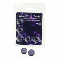 Taloka 5-Piece Brazilian Spheres Gel Lubricant - Electric Vibration Effect