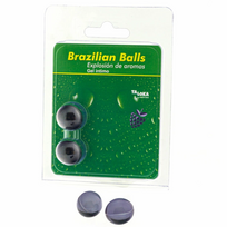 Taloka Brazilian Aroma Massage Beads Berries Scented 2pcs Intimate Gel