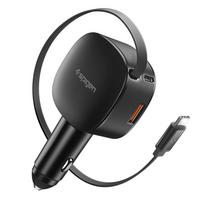Spigen EV603BT Essential automobilinis įkroviklis 60W juoda