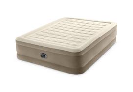 Piepūšamais matracis-guļamvieta INTEX Queen Ultra Plush, Gaisa gulta W/Fiber-Tech RP ar sūkni, 152x203x46cm